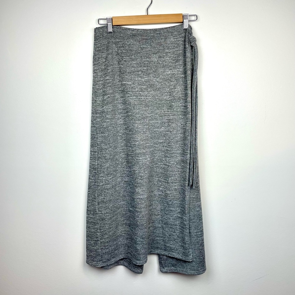 Inoah cropped wide leg palazzo wrap pants size small